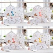 Layette Gift Set for Baby Boys or Baby Girls Baby Boy Gifts 0-3 Months Tops+Hat+Pants+Bib Baby Gift Set for Boys Girls 5PCS Baby Shower Gifts for 0-3 Months,A